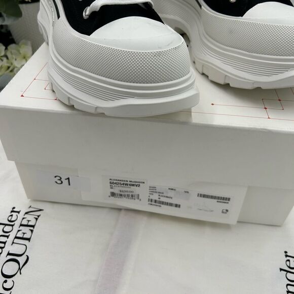 Men’s Alexander McQueen tread slick sneakers, size 46 made in Italy - Picture 4 of 11